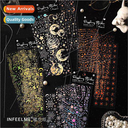 Flower fire party series three-dimensional hot gold hot silv