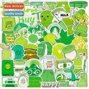 VSCO stickers small green dollars girl fresh pcs