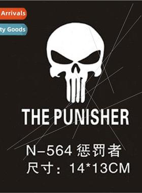 X-180 Ghostbusters Ghost Rider Punisher skull weird car stic