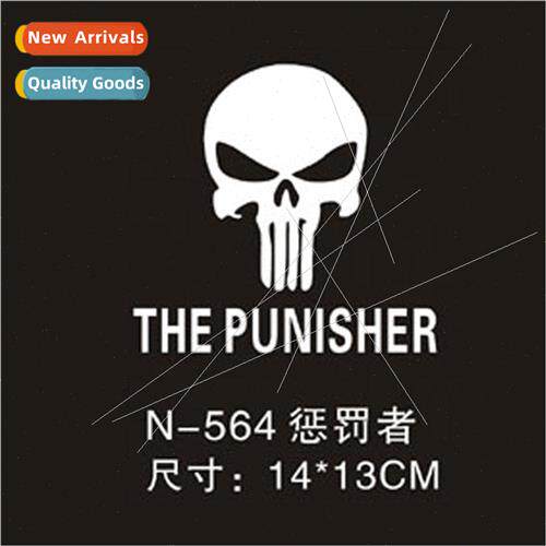 X-180 Ghostbusters Ghost Rider Punisher skull weird car stic