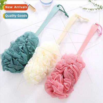 Women Bath Balls Long Handle Bath Brush Scrubbing Bath Brush