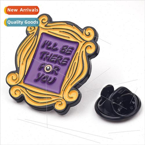 New Old Friends letter brooch film and   jewelry frame metal