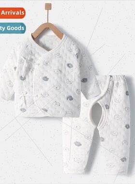 Baby warm underwear set of cotton newborn winter men 0 years