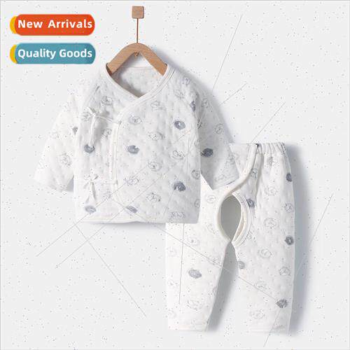 Baby warm underwear set of cotton newborn winter men 0 years