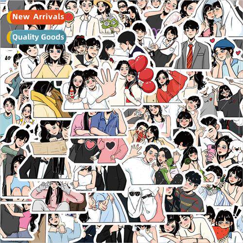 60 couples love guide stickers cell phone case water cup gui