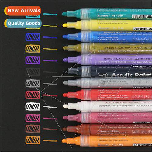 1000 Acrylic Marker Body Painting Ceramic Decoration DIY Alb