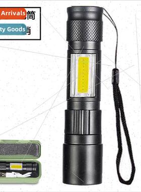 LED telescopic zoom mini multi-function with COB outdoor bri