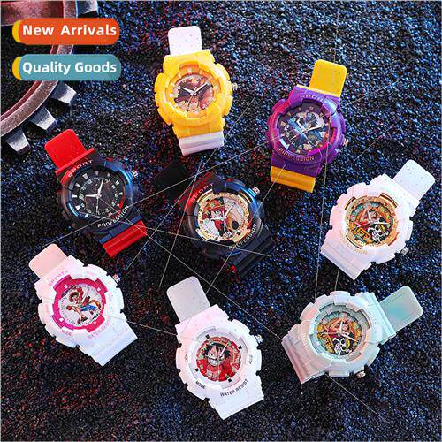 Anime men and women electronic watch sports luminous waterpr