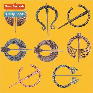 Vintage Viking Alloy Jewelry Series Creative Pin Meda Brooch