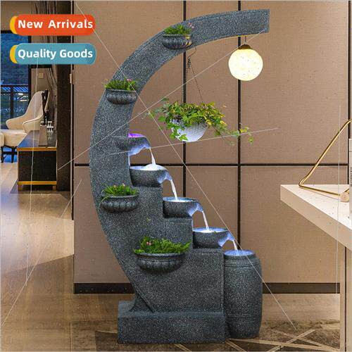 running water fountain landscape decoration entrance living