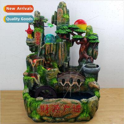 The new resin rockery fountain fountain source of prosperity