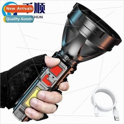 Flashlight strong rechargeable super bright small xenon spec