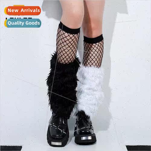Autumn and winter warm medium-length female white simple plu