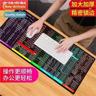 Shortcut keys mouse pad office computer desk pad students wr