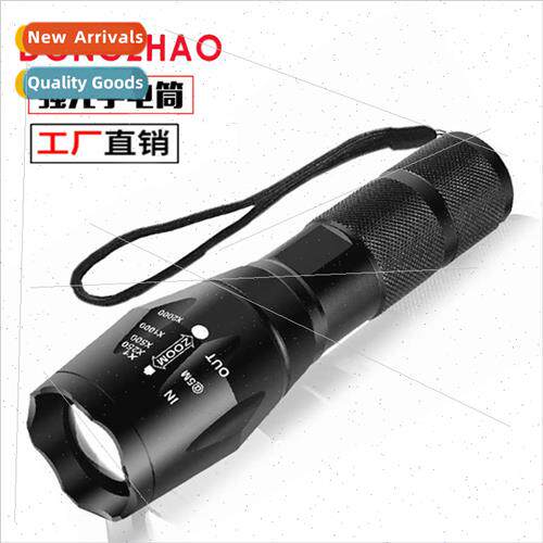 New multifunctional mini portable LED zoom flashlight super