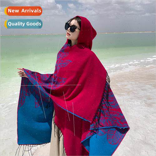 travel travel one hooded cape shawl spring and autumn travel