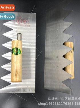 Mud trowel with pointed teeth Masonry tools Building board B