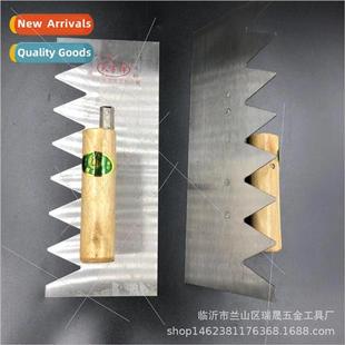 Mud trowel with pointed teeth Masonry tools Building board B