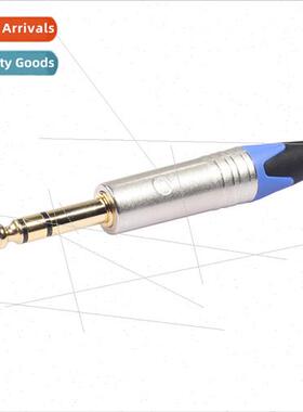 Can be ized LOGO new zinc alloy shell gold-plated plug 6.35m