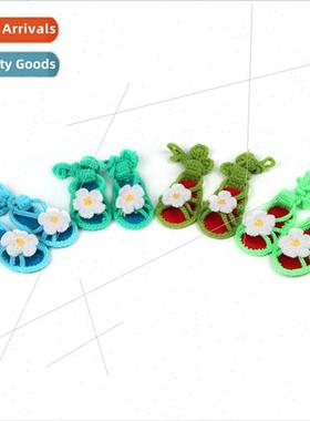 New hand-knitted baby cute rabbit soft-soled toddler shoes b