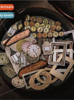 Punk lab series hollowed out hard card vintage clock gear di