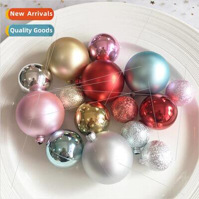 Baking cake decorations frosted glossy matte Christmas ball