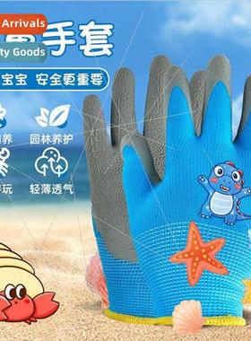 Childrens gloves catching crabs waterproof anti-slip thorn s