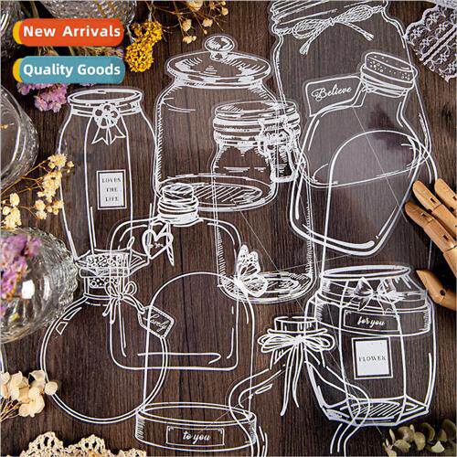 PET sticker pack dream collector ins transparent glassware v