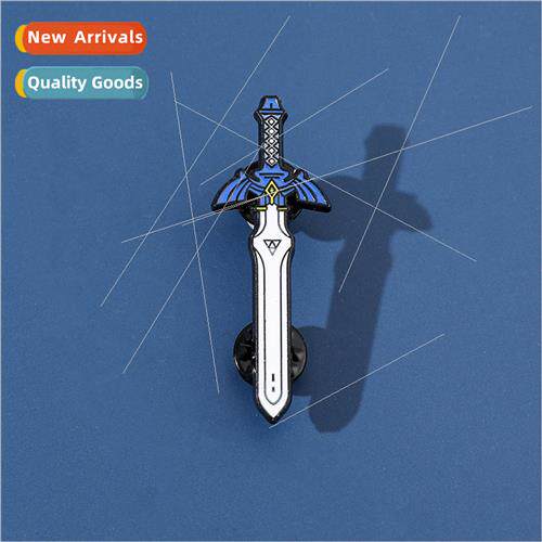 The Legend of Zelda Game Peripheral Metal Badge Sword of Mid