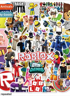 50 pcs roblox roblox game graffiti stickers cell phone case