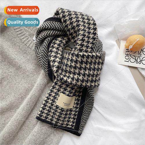 Thousand bird plaid scarf female winter imitation cashmere 2