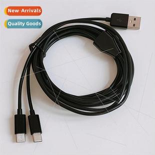 cable one TYPE two USB multaneously charging meters
