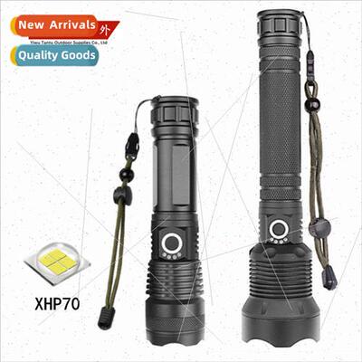 XHP50 aluminum alloy strong light flashlight rechargeable po