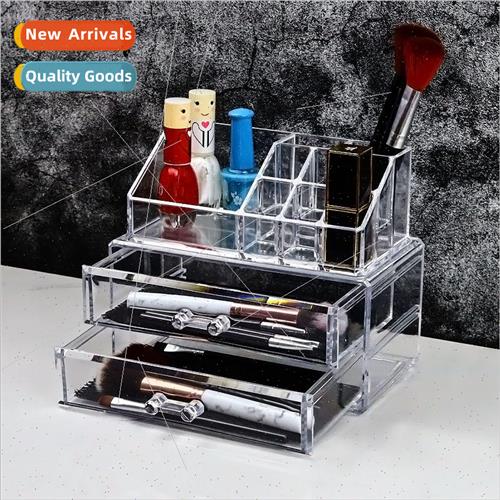 Transparent Cosmetic Organizer Desktop Drawer Skincare Makeu