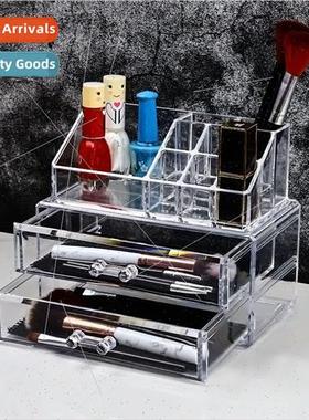 Transparent Cosmetic Organizer Desktop Drawer Skincare Makeu