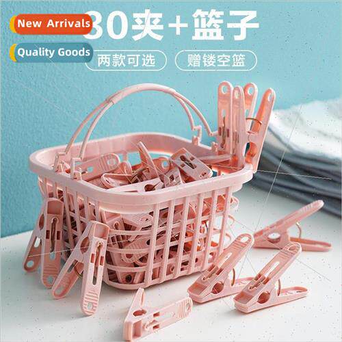30pcs Clothes Clip Drying Rack Powerful Clothes Clip Plastic