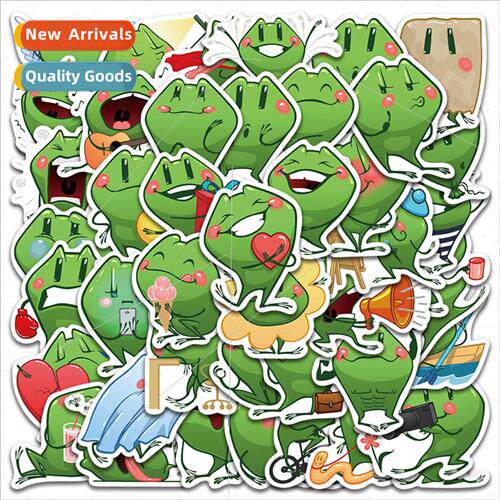 44 Cute Strange Frog Stickers ggage Cell Phone Guitar Mug Co