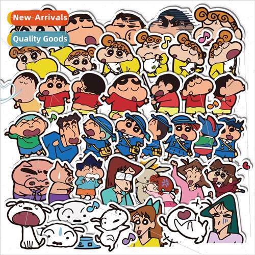 40 Crayon Shin-chan Stickers Cartoon ggage Handbook Material
