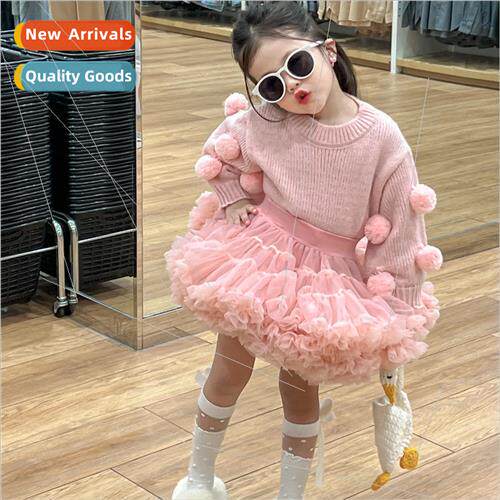 2023 Autumn girls sweet and cute pink soft sticky ball ball