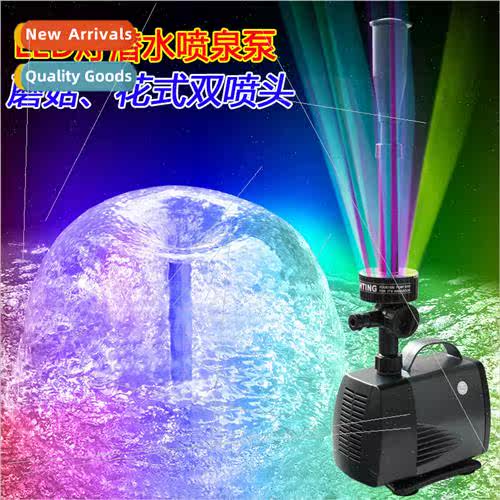 Submersible Pump Pool Fountain Pump Flashing LED-3800FP Fish