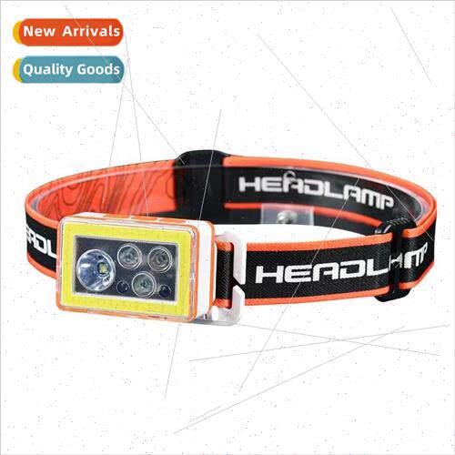 New rechargeable rgb outdoor bright headlamp multiple light