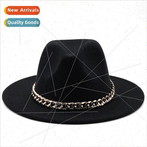 2021 Autumn and winter British  tweed jazz bowler hat men an