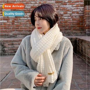 autumn womens and winter windproof Japanese lengthened scarf