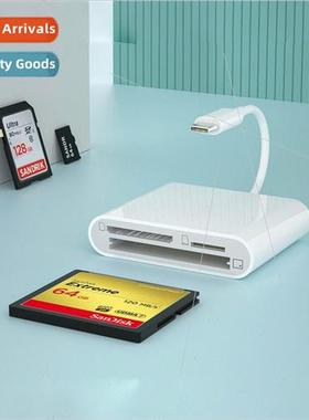 TYPE C card reader 3-in-1 SD TF CF card SLR camera high spee