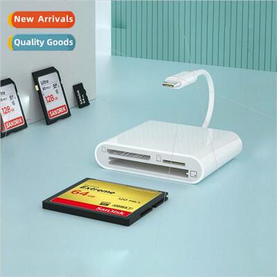 TYPE C card reader 3-in-1 SD TF CF card SLR camera high spee