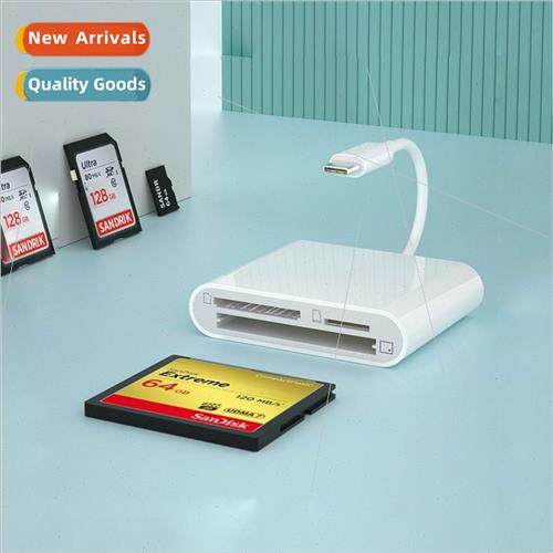 TYPE C card reader 3-in-1 SD TF CF card SLR camera high spee