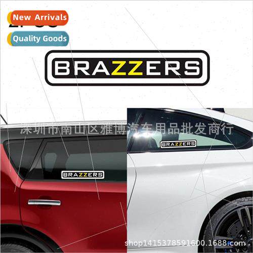 D-971 alphabet small car sticker JDM car headlight reflector