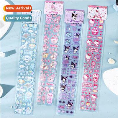 Sanrio long stickers Kuromi Tamagotchi dog cute cartoon lase