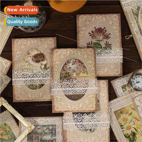 Parade Peninsula vintage lace material paper  lace photo fra