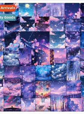 50 Vast Starry ght Stickers New TEMU Healing che Premium Dre